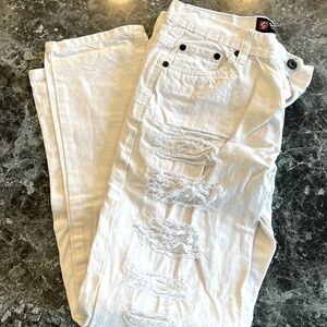 Southpole white denim men’s jeans